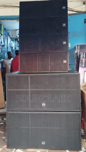 Rcf Double Sub Speaker 18inches And Jac 12inches Line Array
