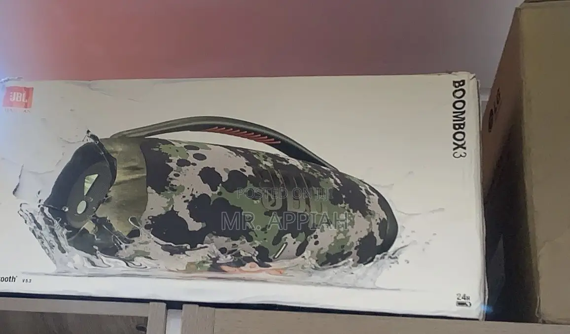 Affordable JBL Boombox 3 Bluetoothspeaker With 24h Playtime