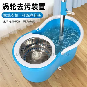 High Quality 360 Spin Mop Bucket With 2 Mop Heads
