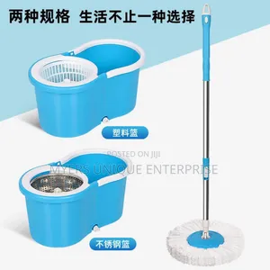Affordable 360 Spin Mop Bucket With 2 Mop Heads