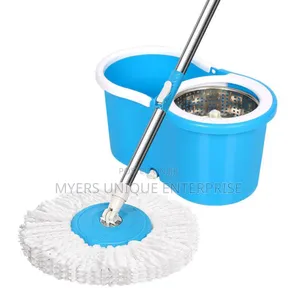 High Performance 360 Spin Mop Bucket With 2 Mop Heads