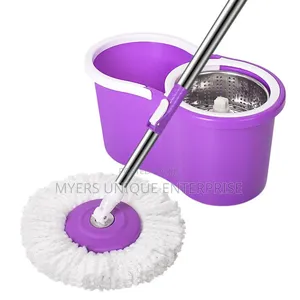 Original 360 Spin Mop Bucket With 2 Mop Heads