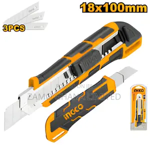 Snap-Off Blade Knife 18x100mm + 3 Blades - Hkns28035
