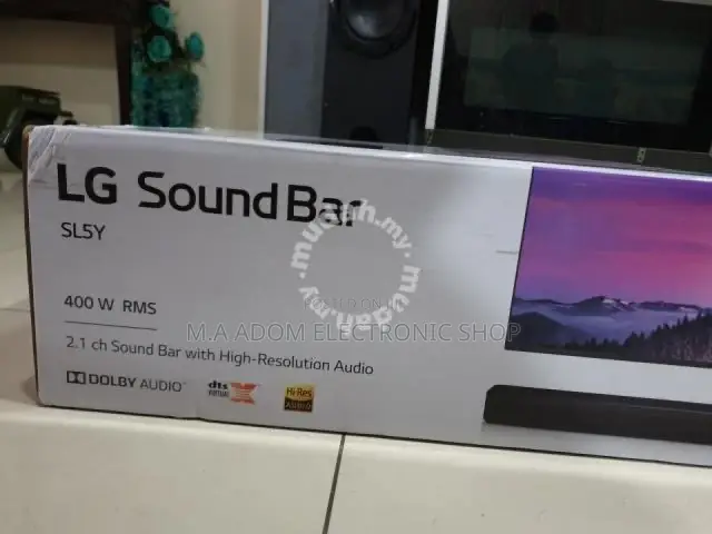 Lg Sl5y 400watts Sound Bar (2.1 With Dts Virtual:X)