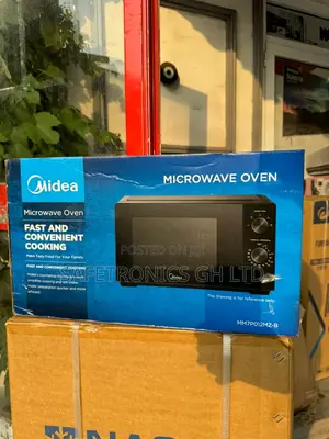 Elegant Midea MM7P012MZ-B 19L Countertop (Black) Microwave 