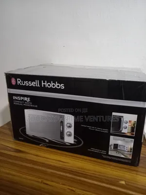 17.L Russell Hobbs Inspire White Microwave From Uk