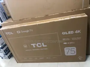 New 75 Inches TCL Qled Smart Tv