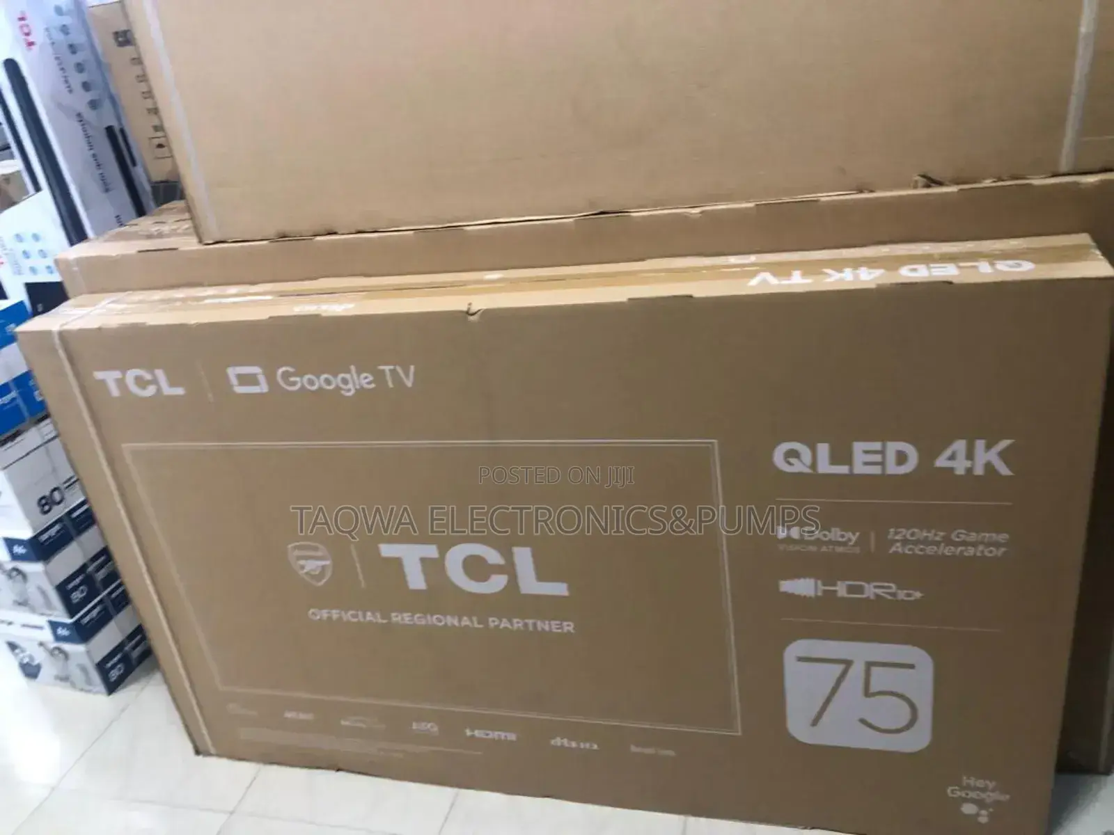 Colorful 75qled TCL HDR Google Television
