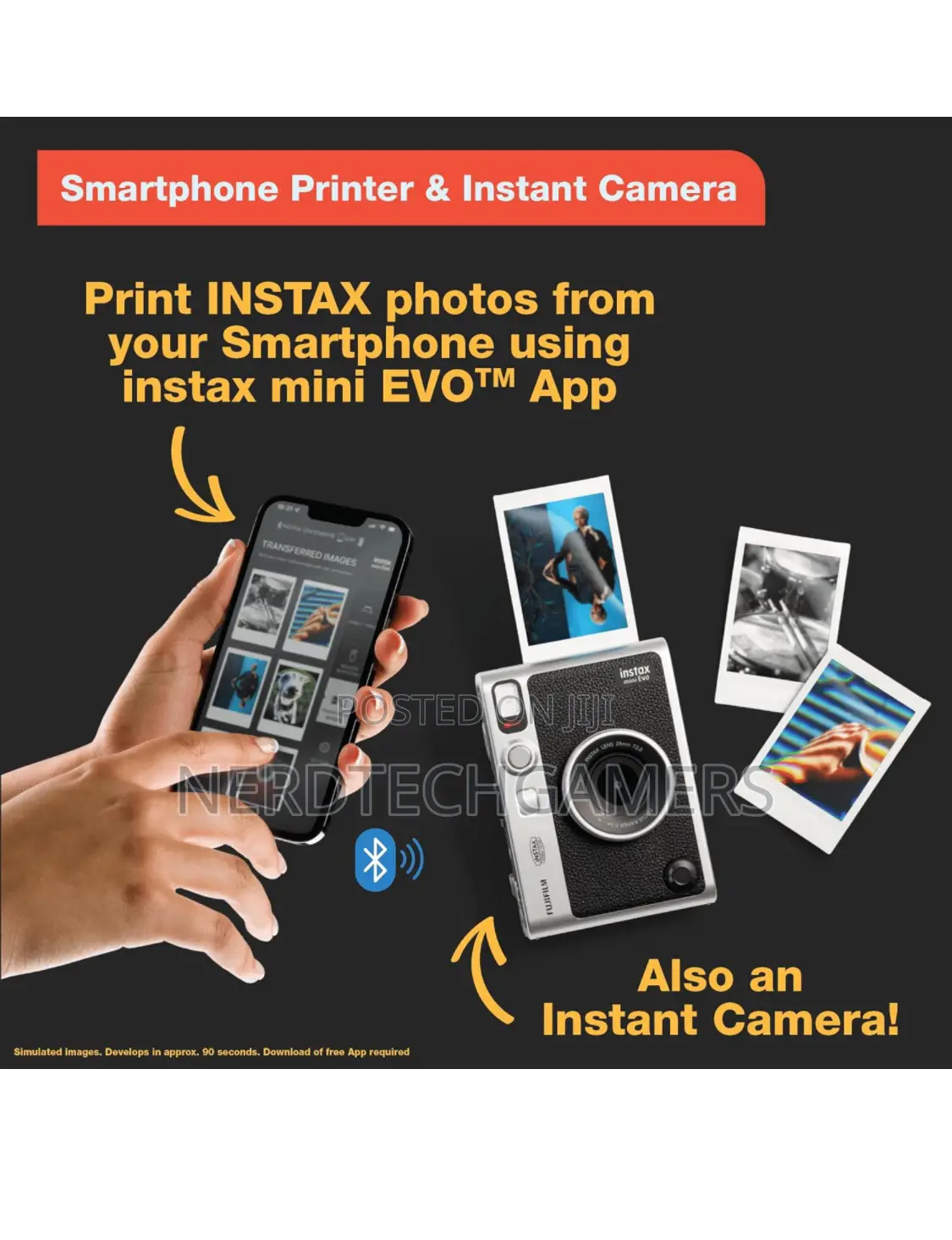Fujifilm Instax Mini EVO Hybrid Instant Film Camera