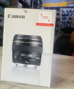 Fresh in Box Canon EF 85mm F/1.8 USM Medium Telephoto Lens.