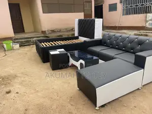 Double Bed Frame With 3 in One Set