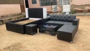 Queen Size Bed Frame With 3in One Set