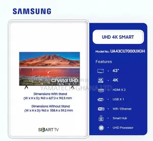 Original Samsung Smart 43" UHD Television