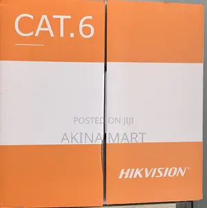 Hikvision Cat6 CCA Orange Cat6 Cable Cable