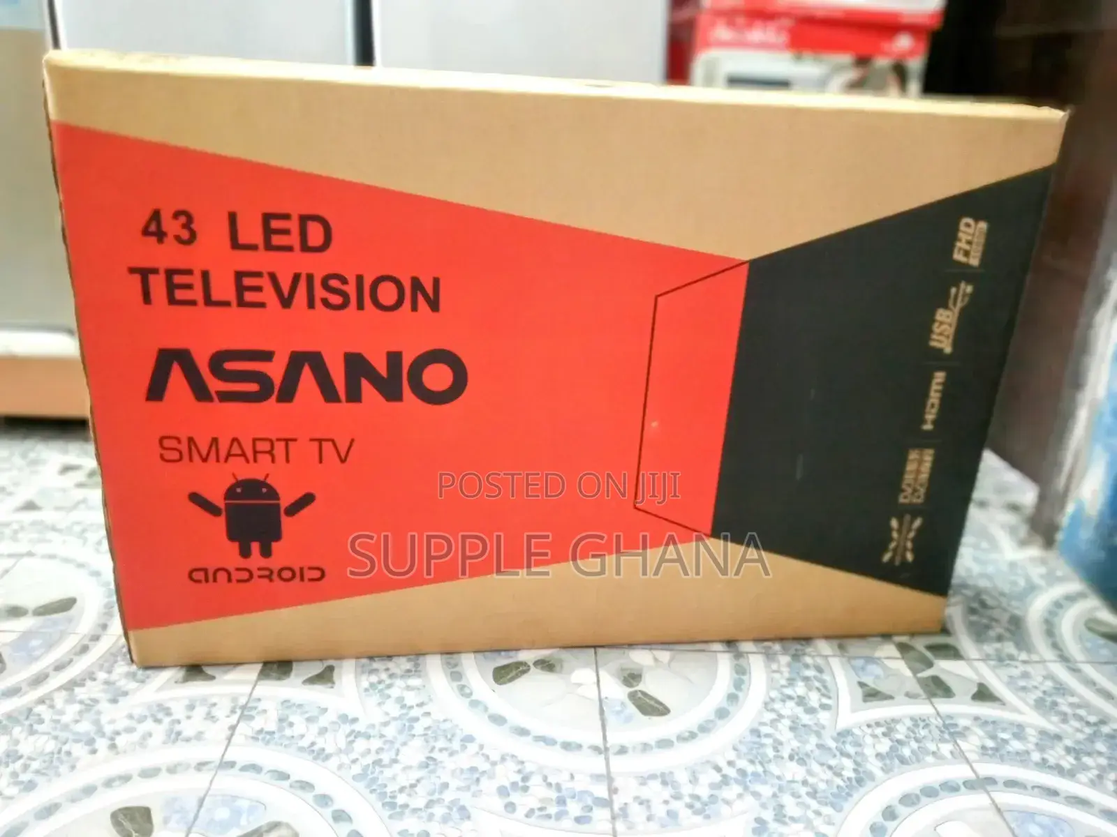 43 LED Television Asano Smart Android Television Correct New