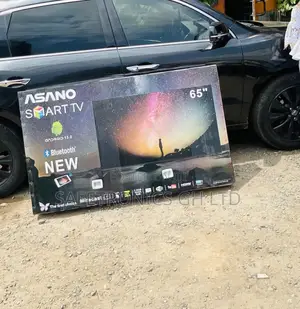 Durable Asano 65 Inch Led Smart (Black) New Tv 