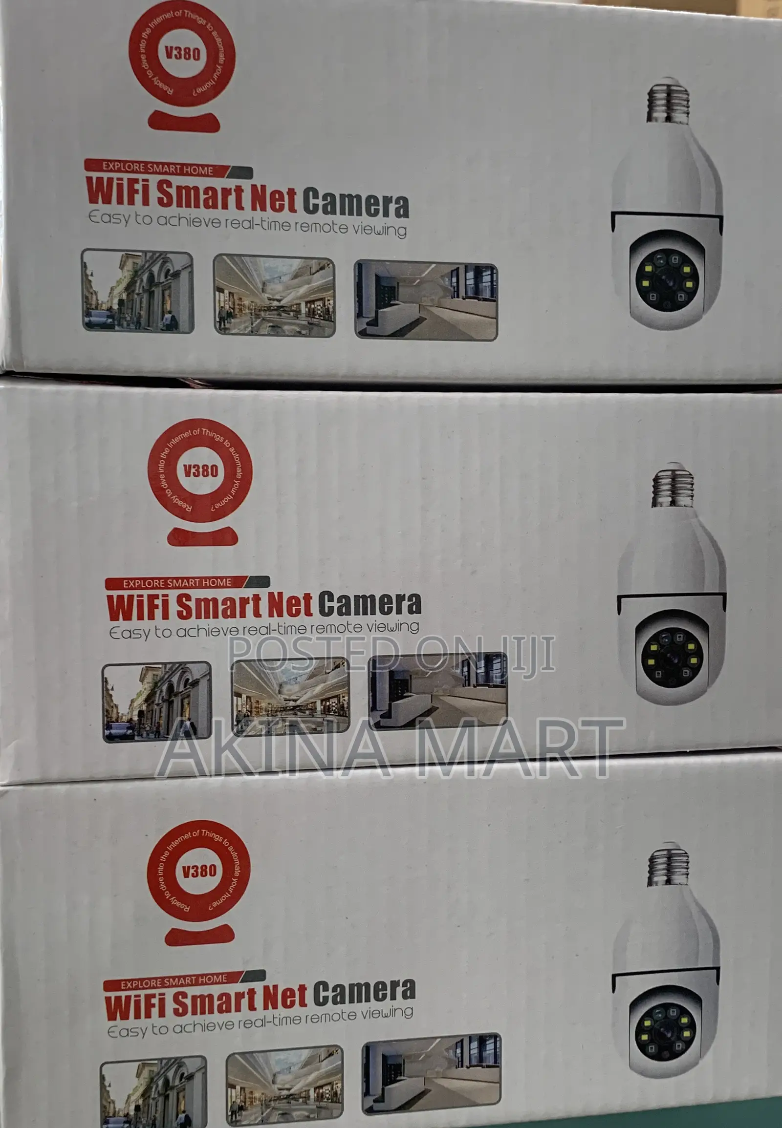 V380 Bulb Camera Wifi Smart Net Camera