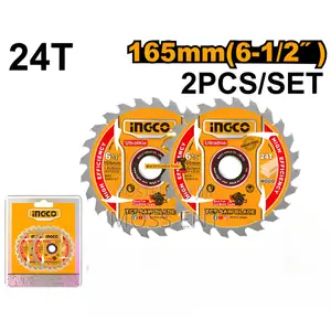 Ultra-Thin TCT Saw Blade Set 6.5" 24t - P25c50 - Tsb1653