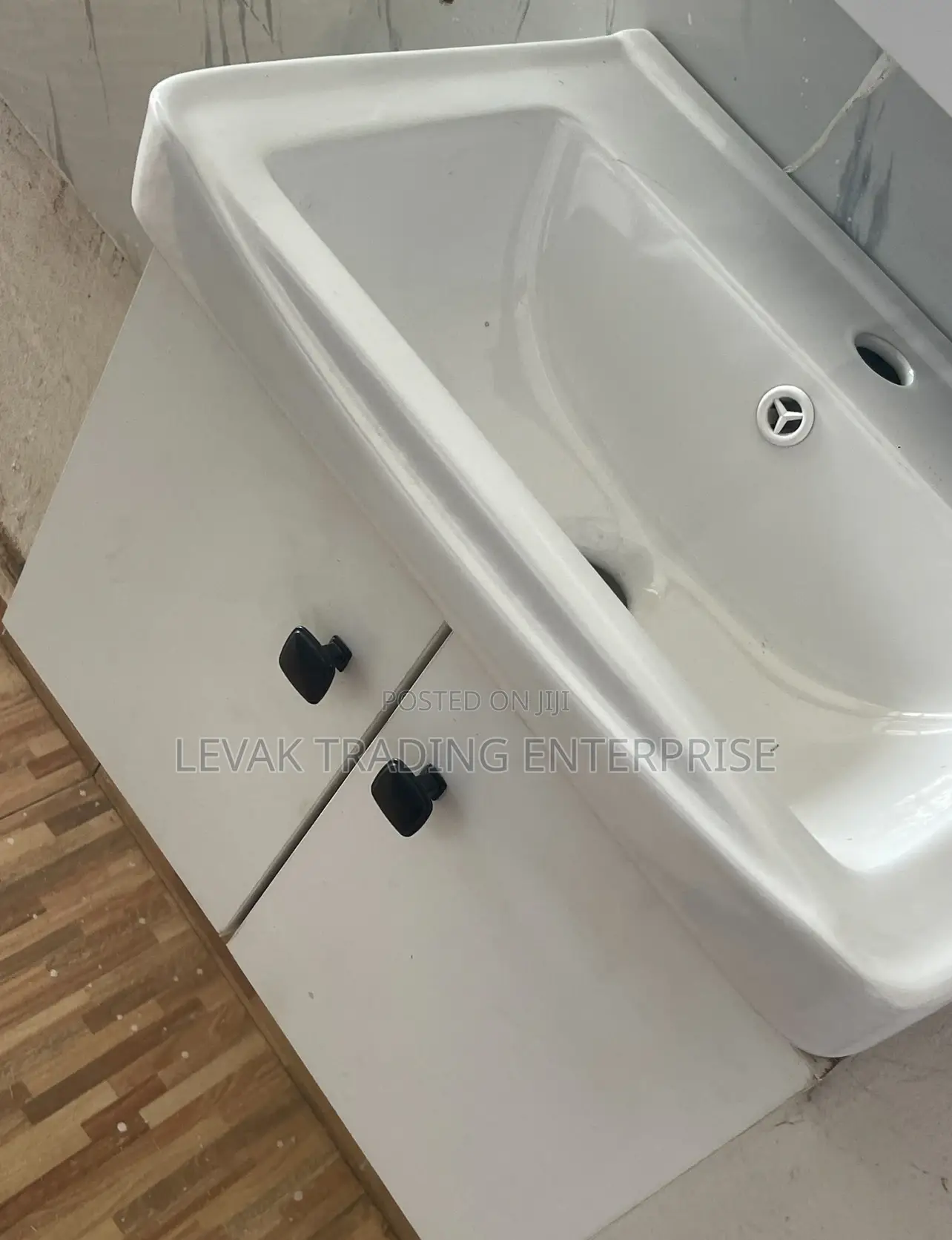 Small Cabinet Basin, 35cm Wooden Basin