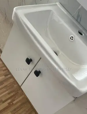 Small Cabinet Basin, 35cm Wooden Basin