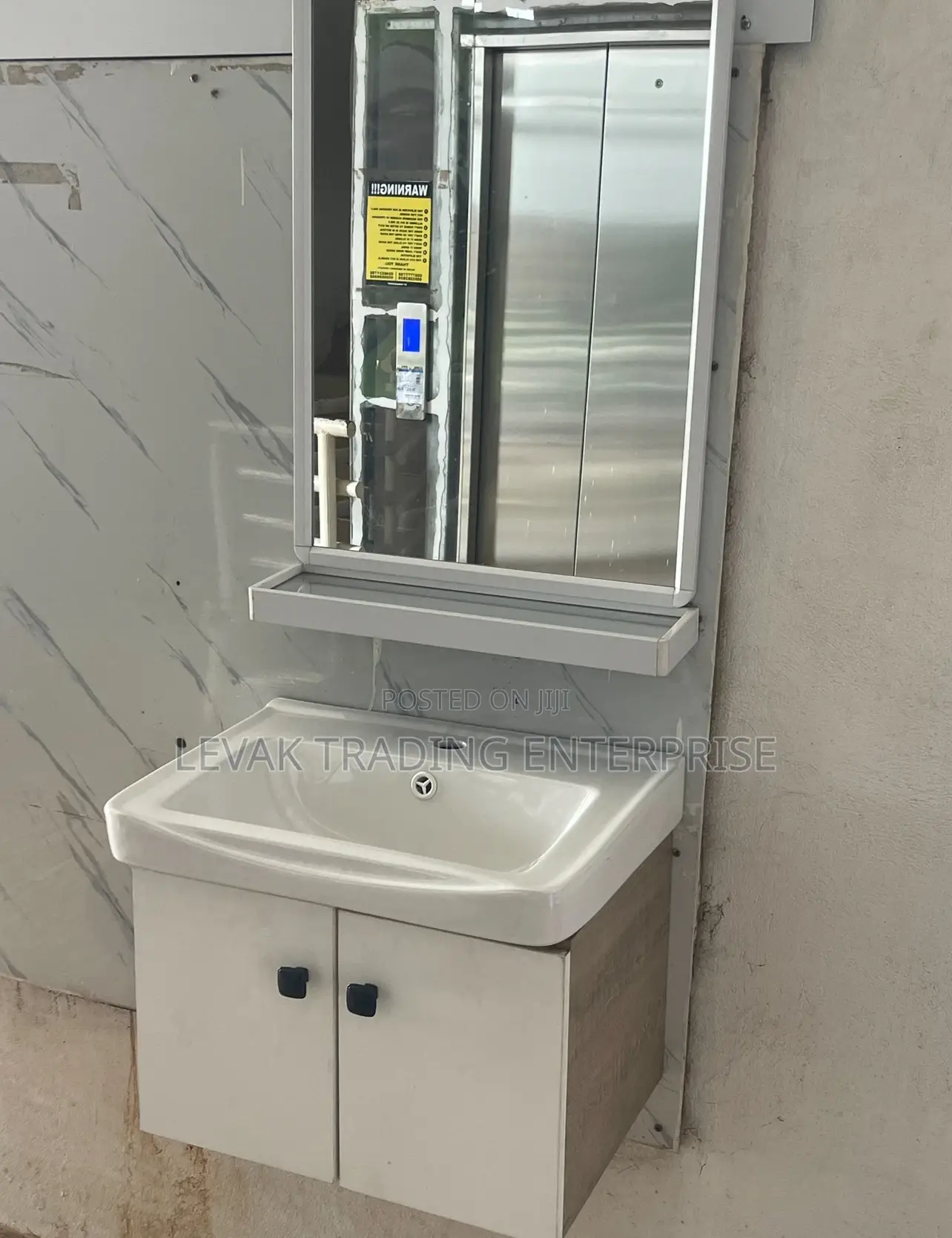 Small Cabinet Basin, 35cm Wooden Basin