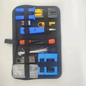Network Toolkit With Pass Through Crimping Tool