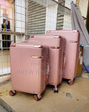 Original Jony Rosegold 3set Double Zip Expansion Traveling
