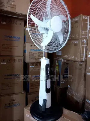 High Performance//Rechargeable 18” Fan With Remote