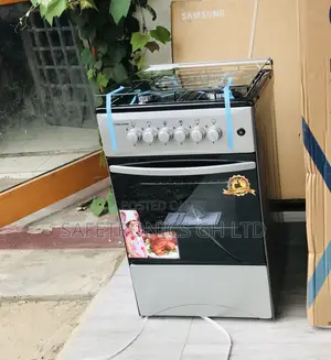 Volcano (Gray) 50/50 4 Gas Cooker Oven-Grill Durable 