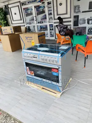 Sleek Ferre 60x90 4 Gas Burner, 1 Electric, Auto Ignition.