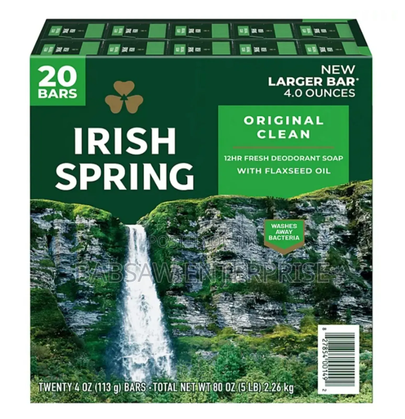 Irish Spring Original Clean Bar Soap