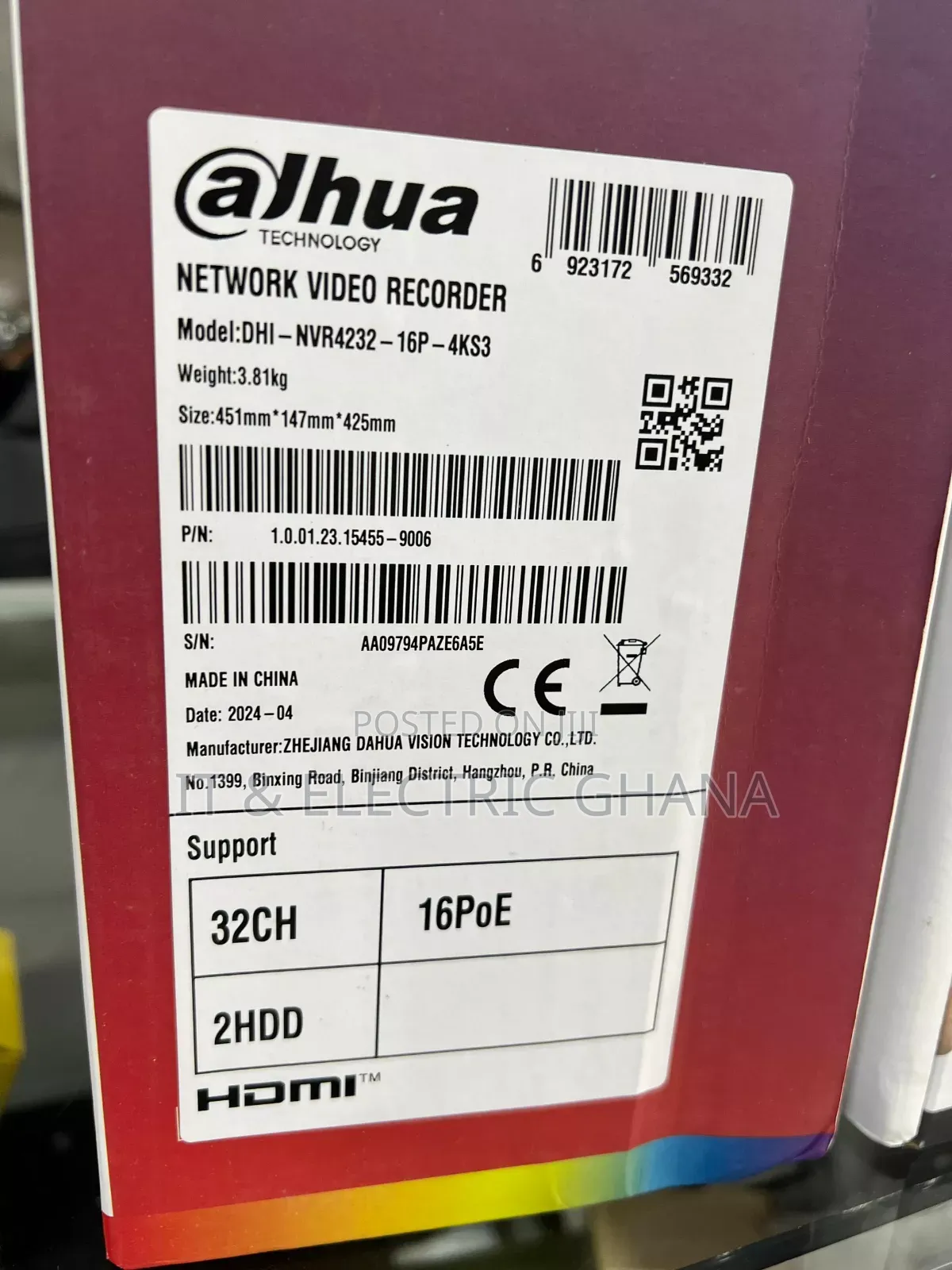 Dahua 32 Channel NVR