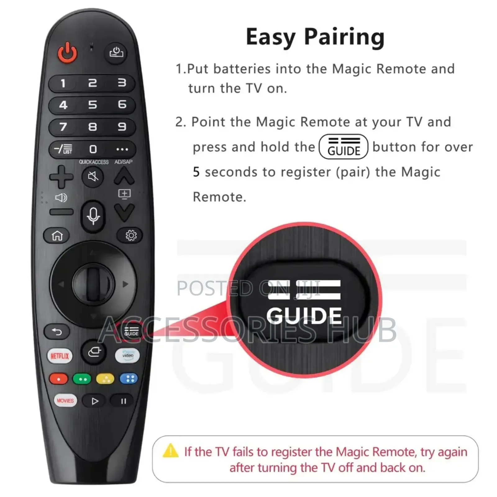 LG Magic Remote Control With the Voice Control