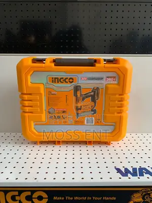 Ingco Cordless Brad Nailer Kit 20v + All Accs - Cbnli3508