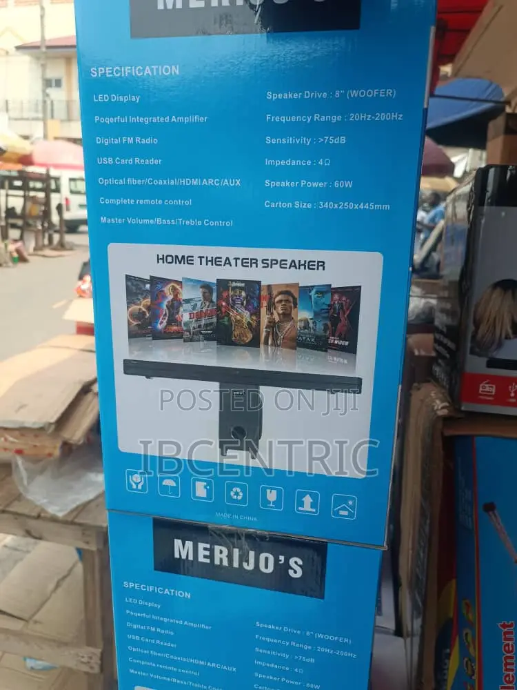 Merijo's Wireless Soundbar With Subwoofer
