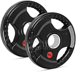 Olympic Weight Plate 5kg Pair(Black)