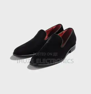 The BLK TUX Velvet Slip-on Shoes (Size 42)