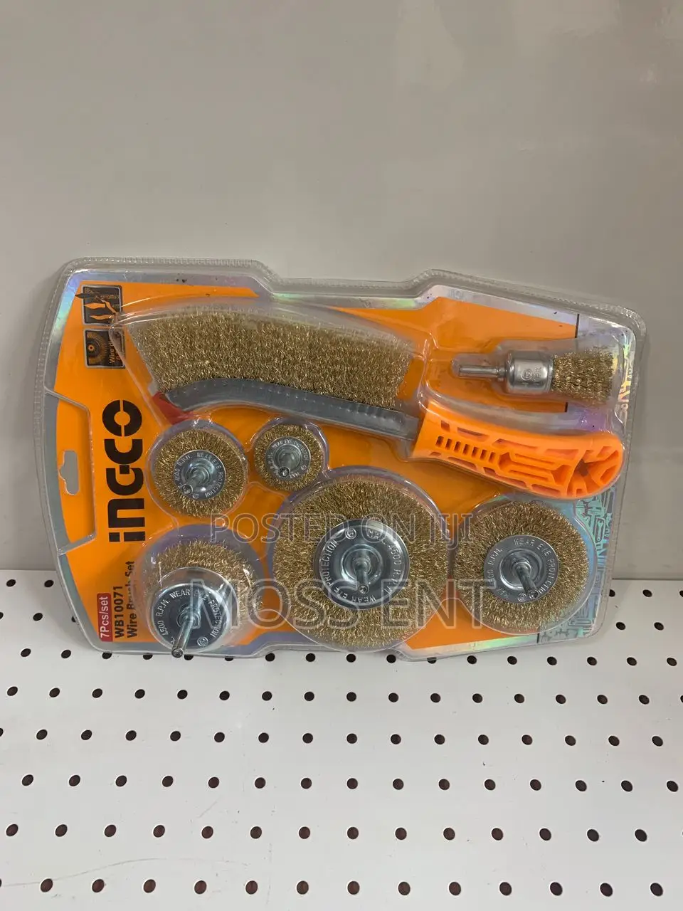 7 PCS Ingco Wire Brush Set - Wb10071