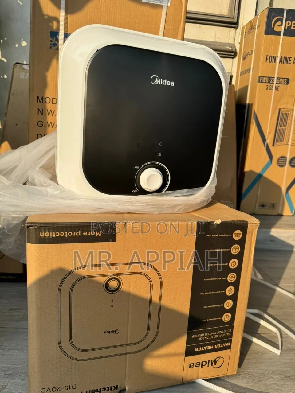Fresh in Box Midea Electric Water Heater(15ltr).