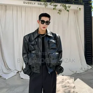 High Quality Leather Jacket Available in Stock