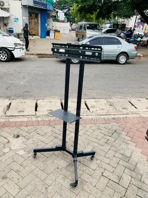 Quality Mobile Tv Stand With Wheels for 32”-70” Tv(Black).