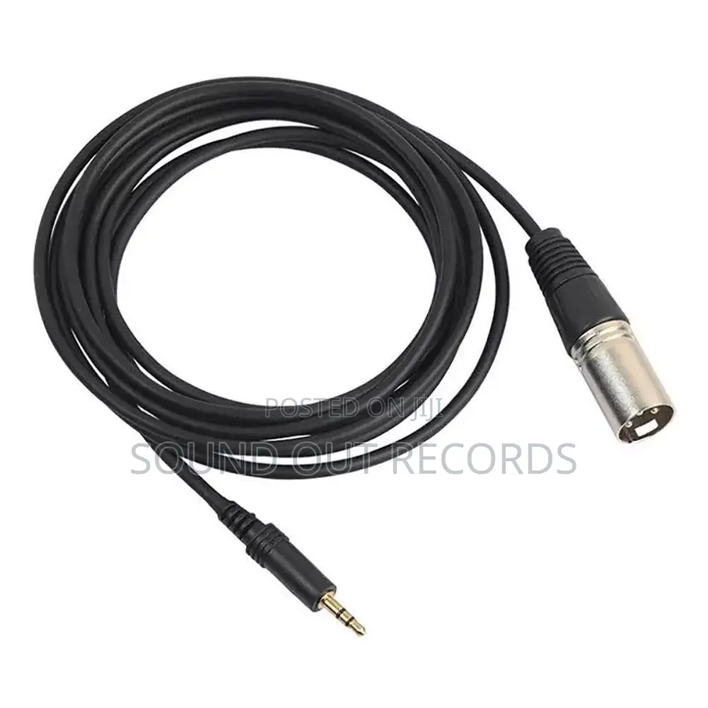 Durable 3.5mm Jack to Male/Female Boom Mic, Shotgun Cables