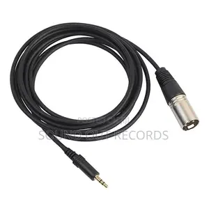 Durable 3.5mm Jack to Male/Female Boom Mic, Shotgun Cables