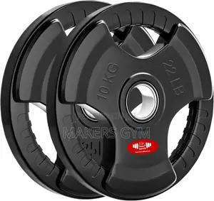 Olympic Weight Plate (10kg Pair) Grip