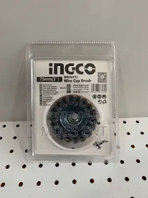 Ingco Durable Wire Cup Brush 75mmx0.5mm - Wb20751