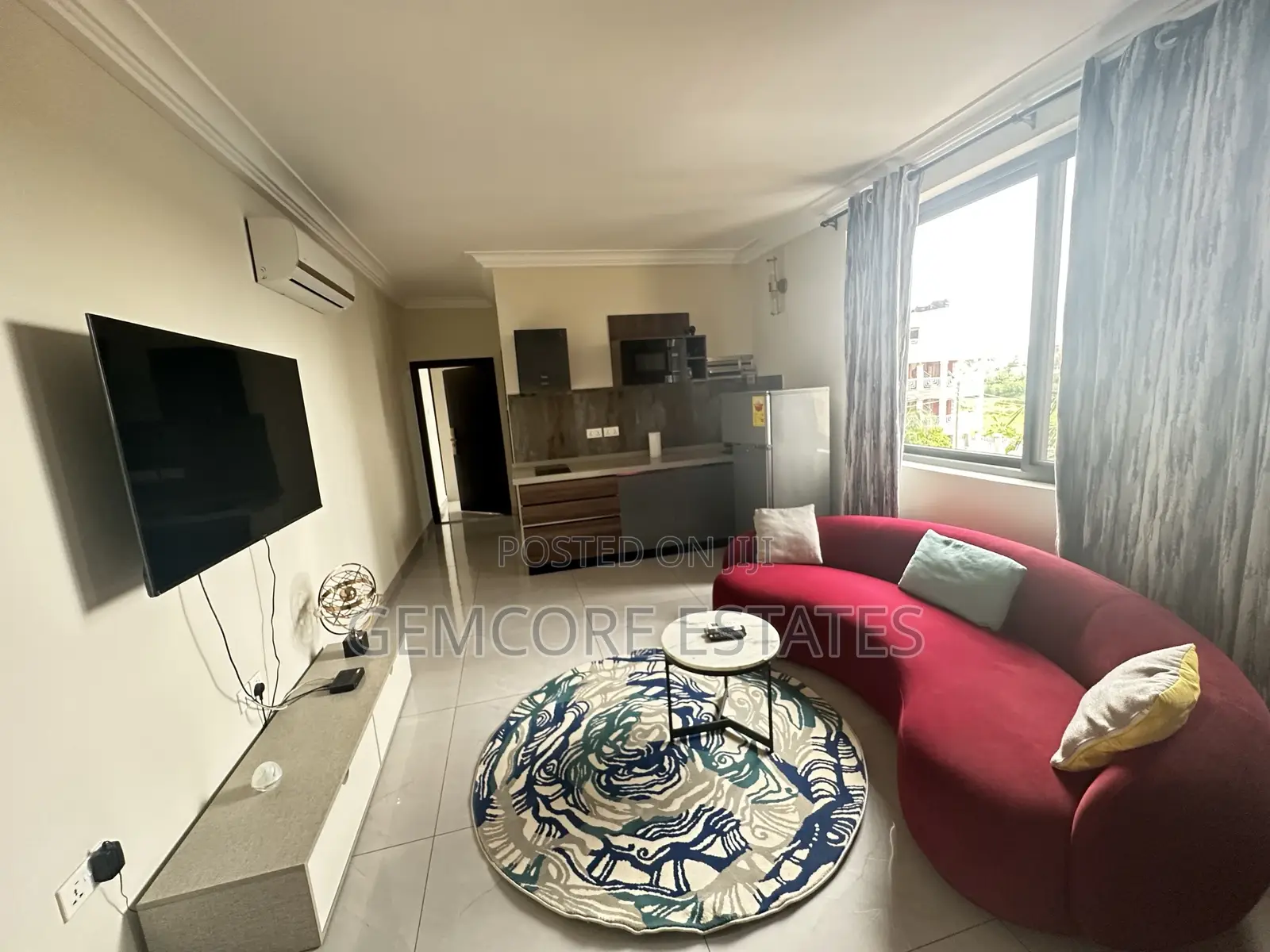 Furnished 1bdrm Apartment in Trasacco Estate, East Legon for rent