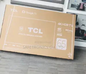 Unique (Black) TCL Led Uhd Smart P635 65 Inch Tv