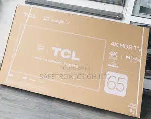 Sealed 65 Inch Smart Led Uhd TCL P635 (Black) Tv