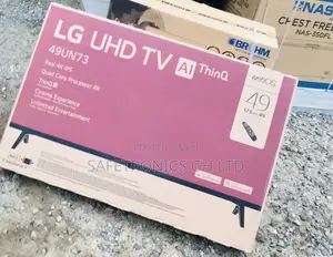 UN73 49 Inch Smart Available LG UHD Led (Black) Tv 