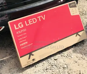 Brand New LP50 43 Inches LG Glossy Led (Black) Tv 
